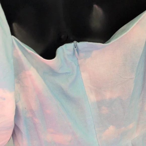 🍋✨ NWT Selkie Head In The Clouds Day Dress Size L - Picture 6 of 7